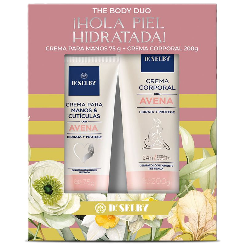 Estuche Dr.selby Crema Corporal + Crema Para Manos Avena