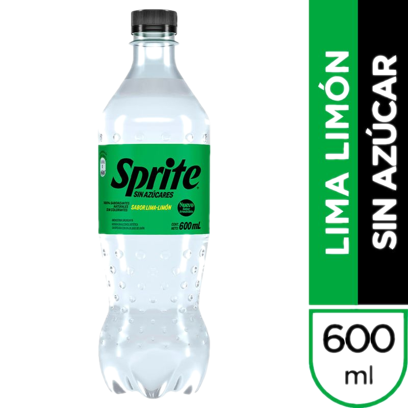 Refresco Sprite Sin Azúcar 600 Ml