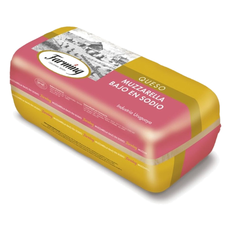 Queso Muzzarella Bajo En Sodio Farming Kg