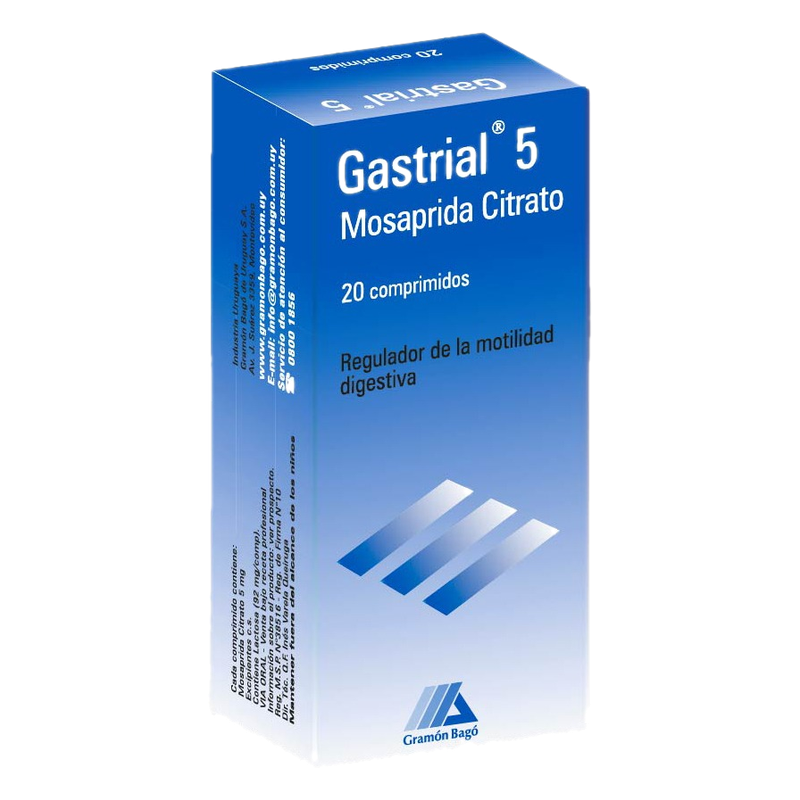 Gastrial 5 Ml X 20 Comprimidos