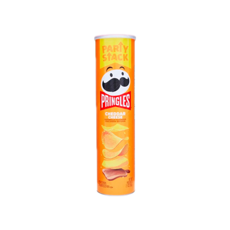 Papas Fritas Pringles Sabor Cheddar Mega Can 203 G