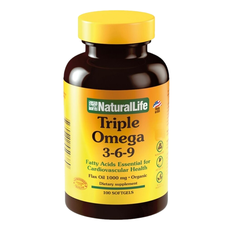 Triple Omega 3,6,9 120 Caps.