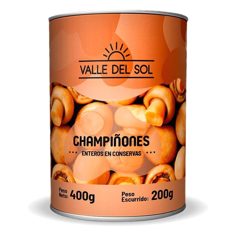 Champignones Enteros Valle Del Sol 400 G