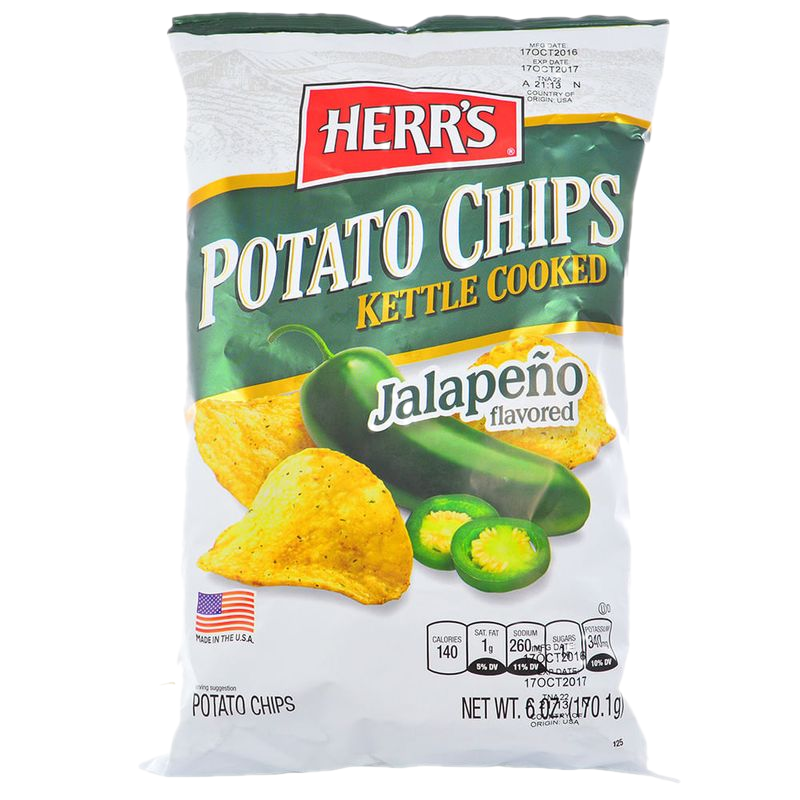 Papas Fritas Herrs Sabor Jalapeño 170 G