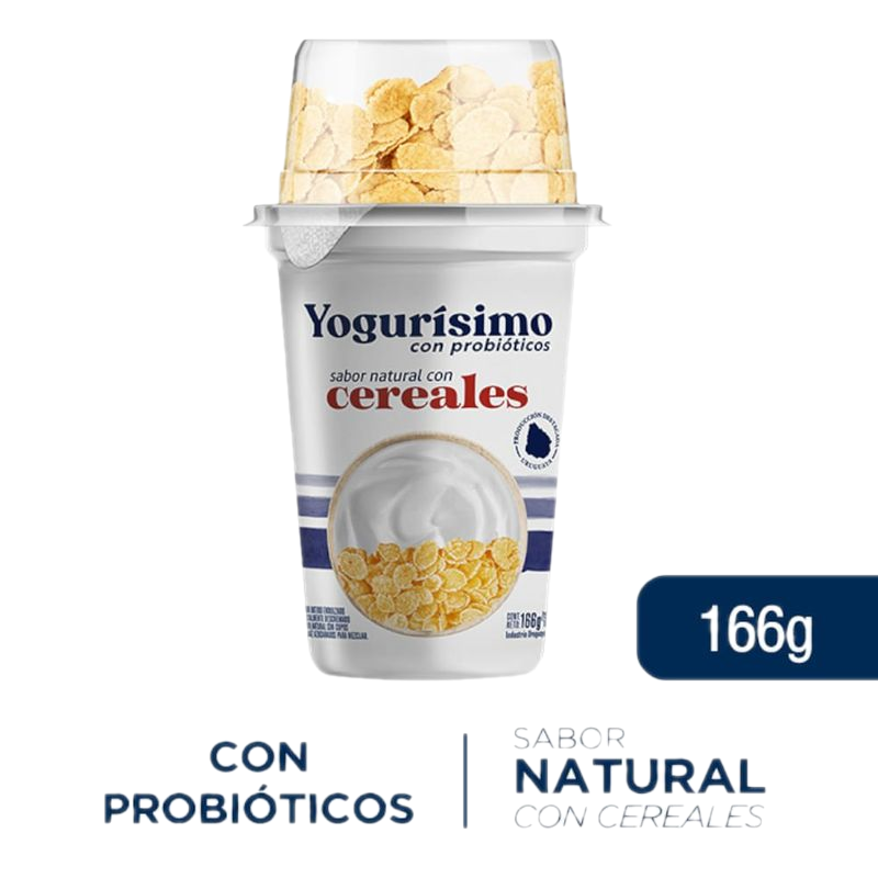 Yogurísimo Capuchón Copos De Maíz 166 G
