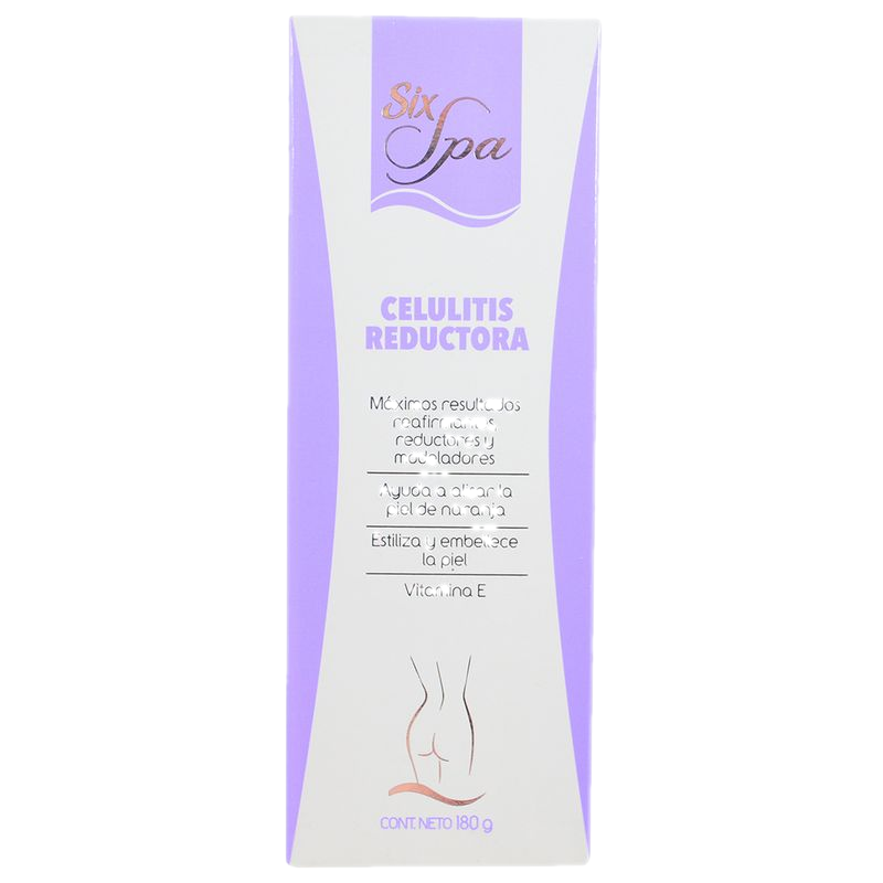 Crema Six Reductora Celulitis 180 G