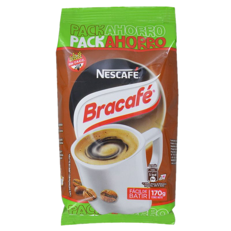 Café Bracafé 170 G Pack Ahorro