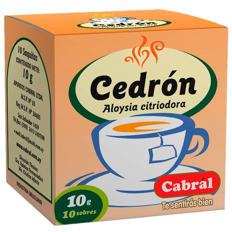 Té Cabral Cedrón 10 Unidades