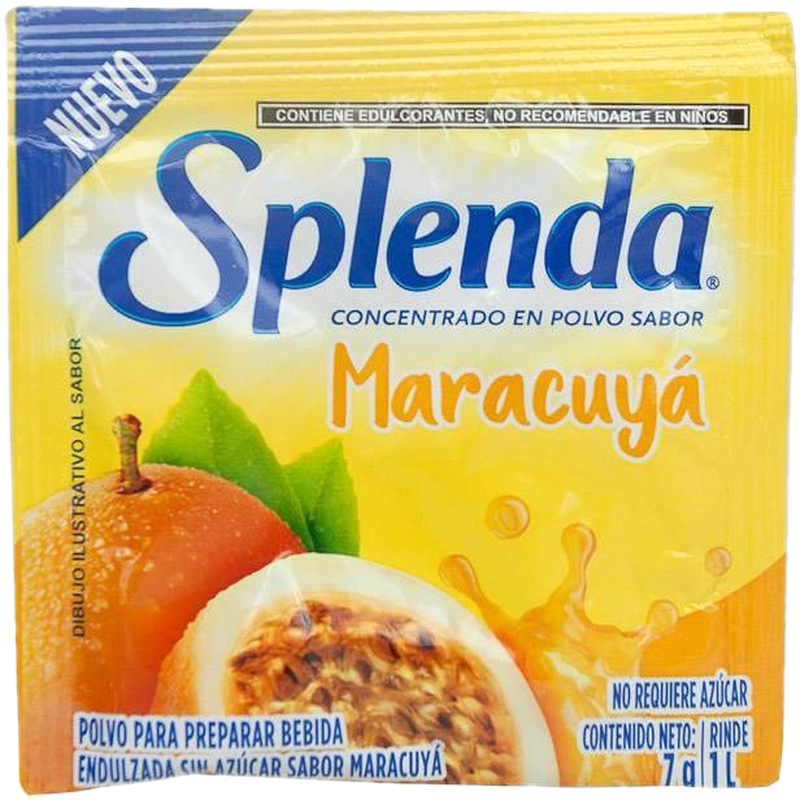 Jugo En Polvo Splenda Maracuyá 7 G