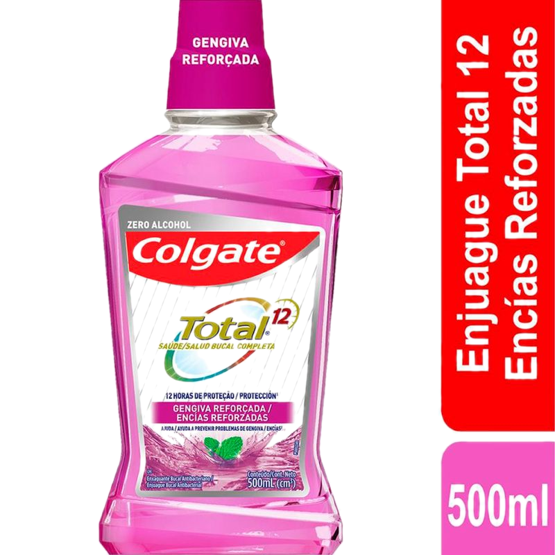 Enjuague Bucal Colgate Total 12 Encías Reforzadas 500 Ml
