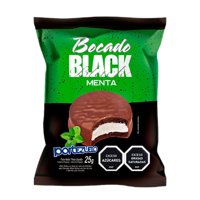 Bocado Black Menta Portezuelo 20 G