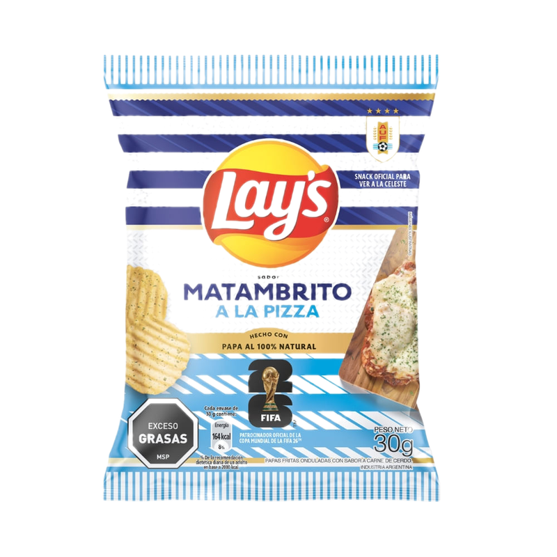Papas Fritas Lays Matambrito A La Pizza 30 G