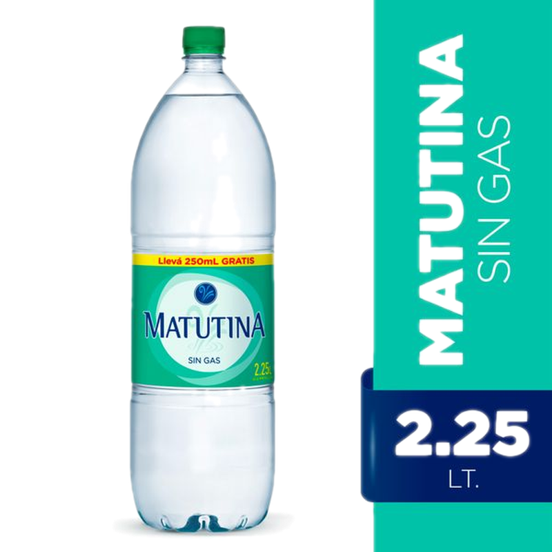 Agua Matutina Sin Gas 2.25 L