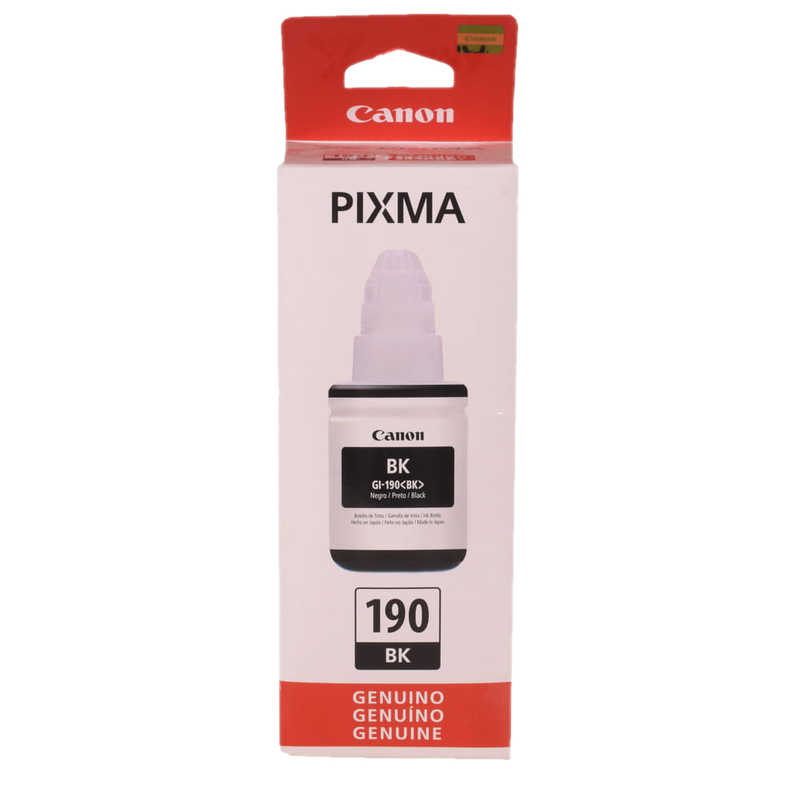 Botella De Tinta Canon 190bk