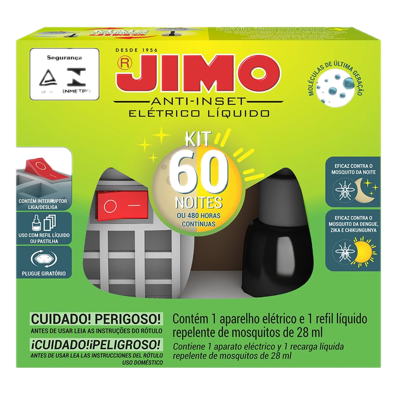 Aparato Jimo Líquido Doble Uso 60 Noches Con Recarga