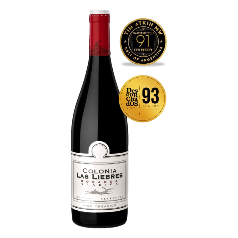 Vino Colonia Las Liebres Tinto Bonarda Clásica 750 Ml