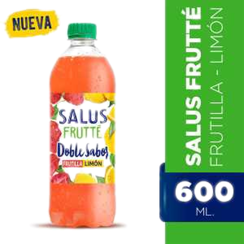 Agua Saborizada Salus Frutte Frutilla/limon 600 Ml