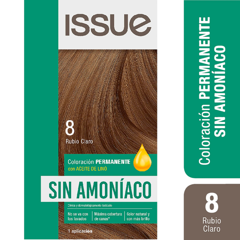 Coloracion Issue Rubio Claro N*8 Kit C10 47 G