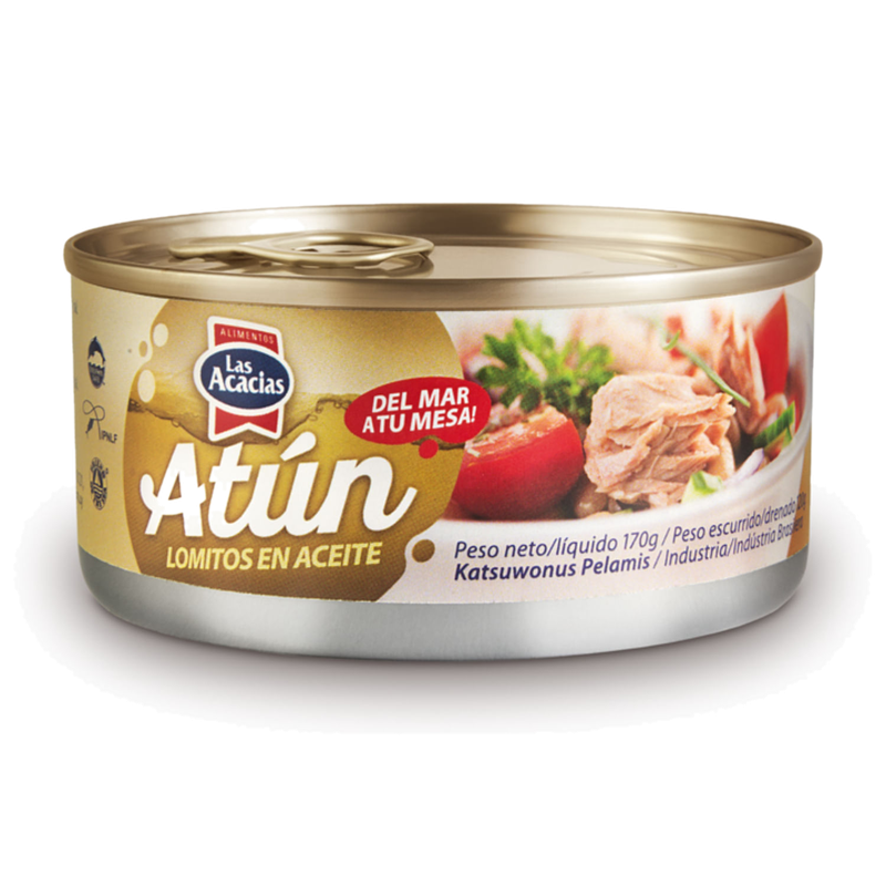 Atun Las Acacias Lomito Al Aceite 170 G