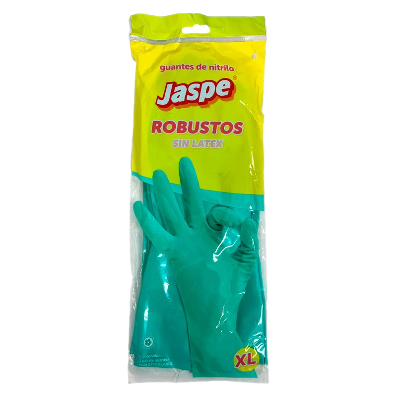 Guantes De Nitrilo Super Fuertes Jaspe Extra Grandes