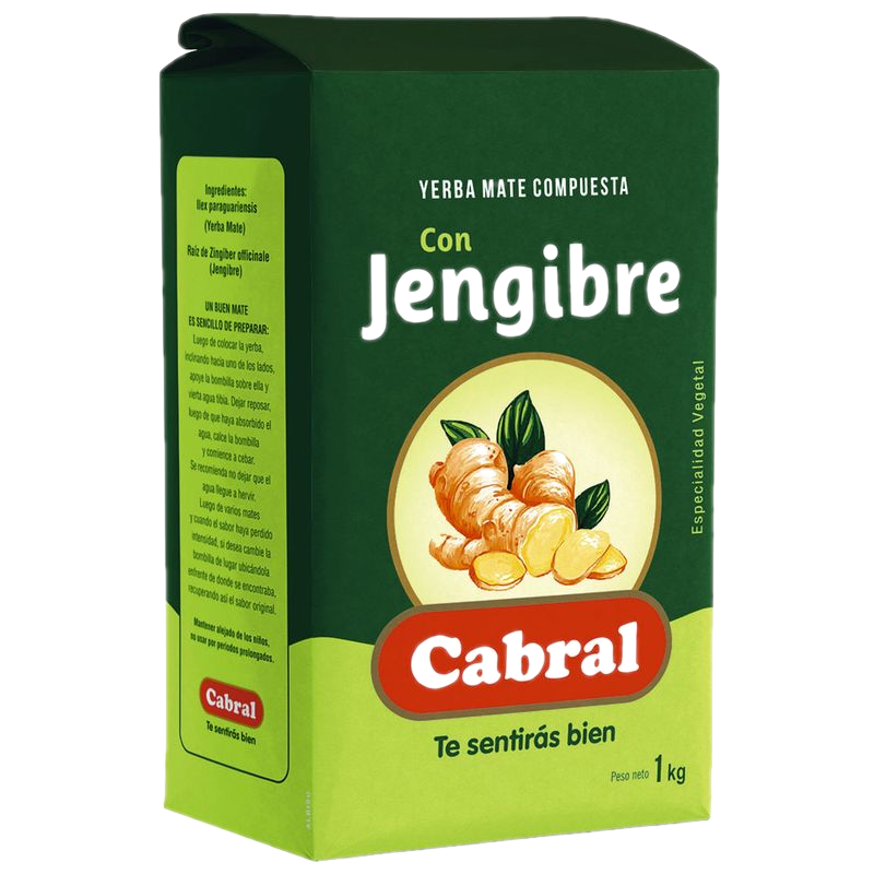 Yerba Compuesta Cabral Con Jengibre 1 Kg