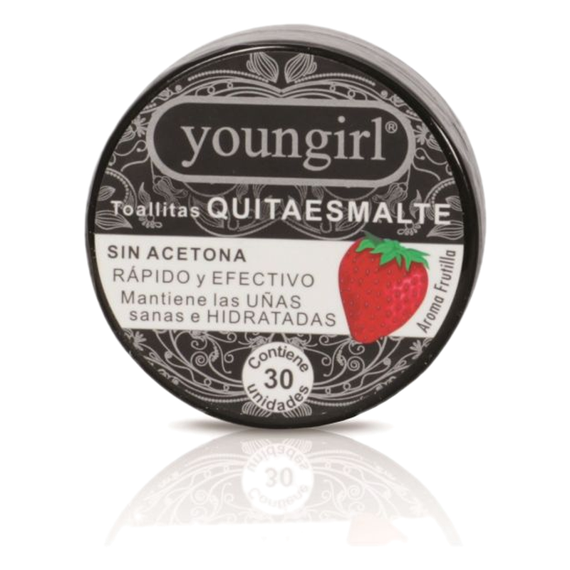 Toallitas Quita Esmalte Youngirl 30 Unidades