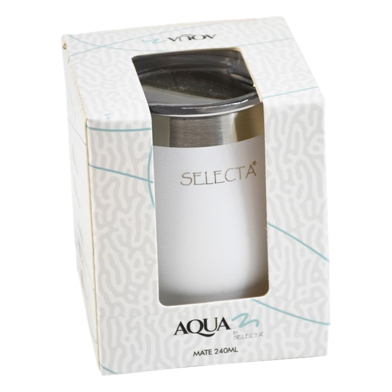 Mate Selecta Doble Pared Blanco 240 Ml
