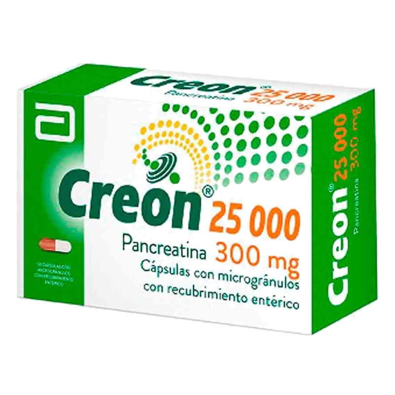 Creon 25000 Abbott 50 Cápsulas