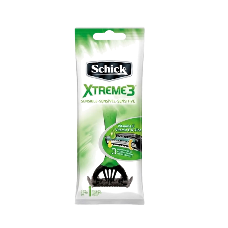 Máquina Afeitar Schick Xtreme Piel Sensible 1Un