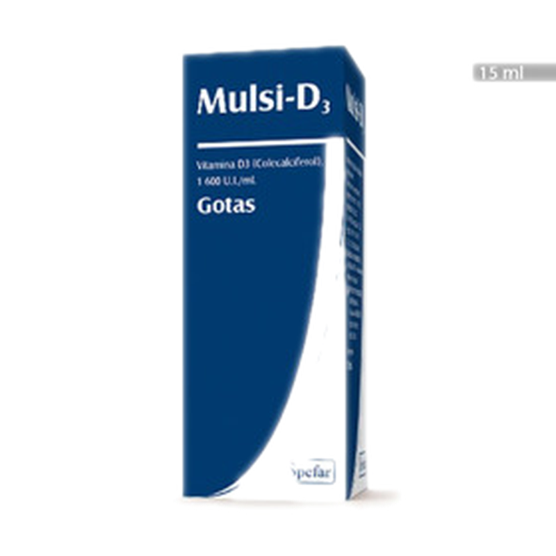 Mulsi D3 Pediatrico Gotas 1600 Ui [15 Ml]