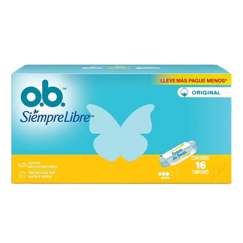 Tampones O.b. Medio Cj. 16 Unidades