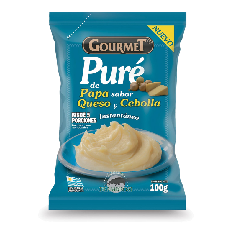 Pure Gourmet De Papa Queso Y Cebolla 100 G