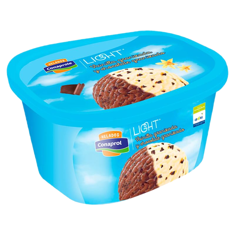Helado Conaprole Light Vainilla Chocolate Granizado 2 L