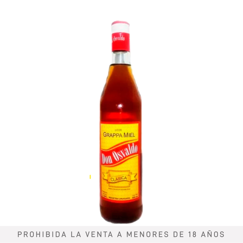 Grappa Miel Clasica Don Osvaldo 1 L