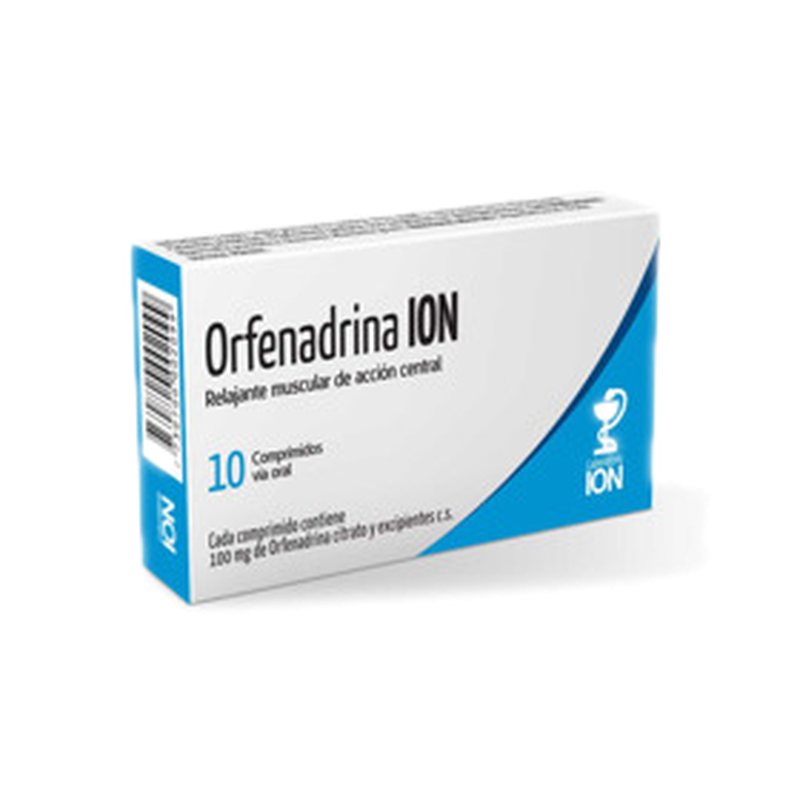 Orfenadrina Ion 100 Mg [10 Comp.]