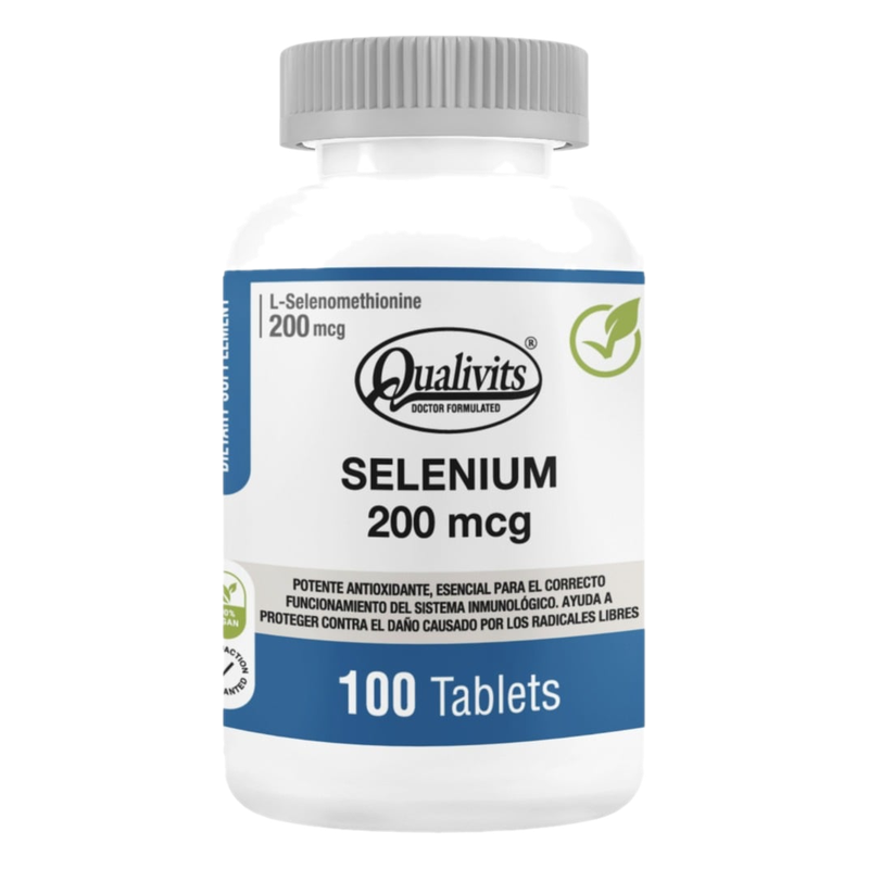Qualivits Selenium 200 Mcg X 100 Tabletas