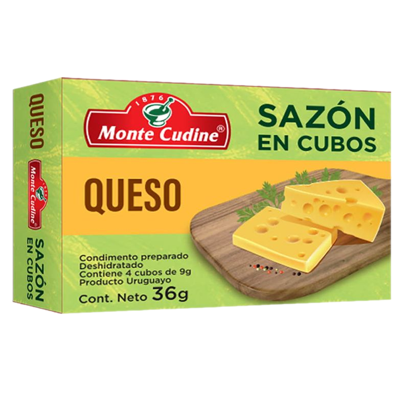 Sazón En Cubos Queso Monte Cudine 4 Unidades