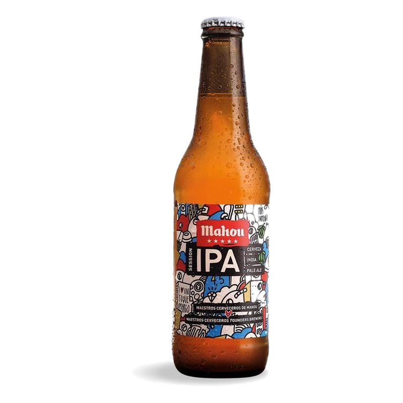 Cerveza Mahou 5 Estrellas Ipa Botella 330 Ml
