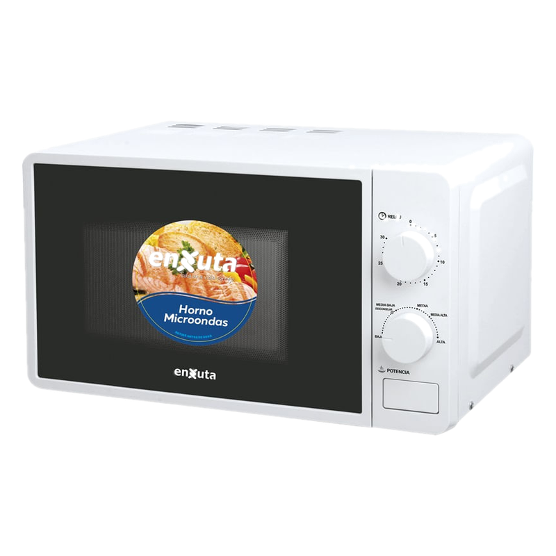 Microondas Color Blanco Enxuta 20 L