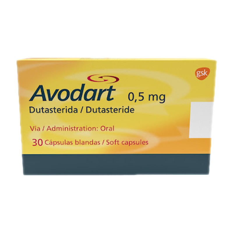 Avodart Dutasteride X 30 Cápsulas