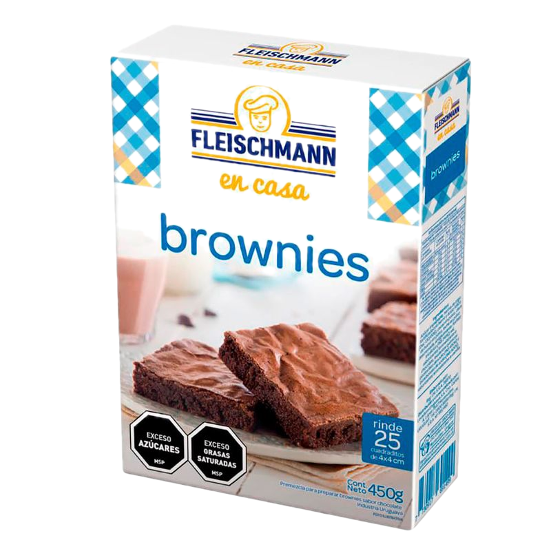 Premezcla Brownie Fleischmann 450 G