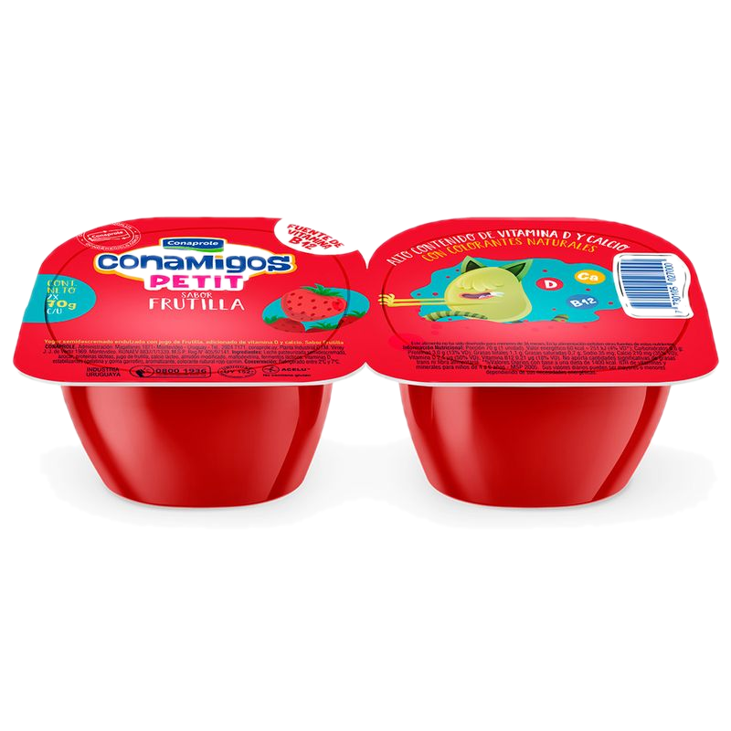 Yogur Petit Conamigos Conaprole Frutilla 140 G