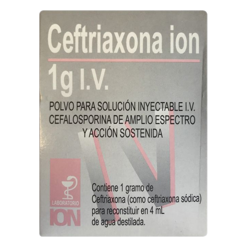 Ceftriaxona Ion 1 G I.v.