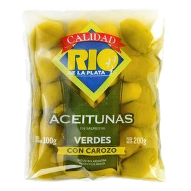 Aceitunas Rio De La Plata Con Carozo 200 G