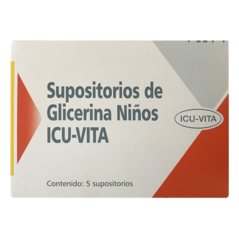 Glicerina Icuvita Infantil X 5 Supositorios