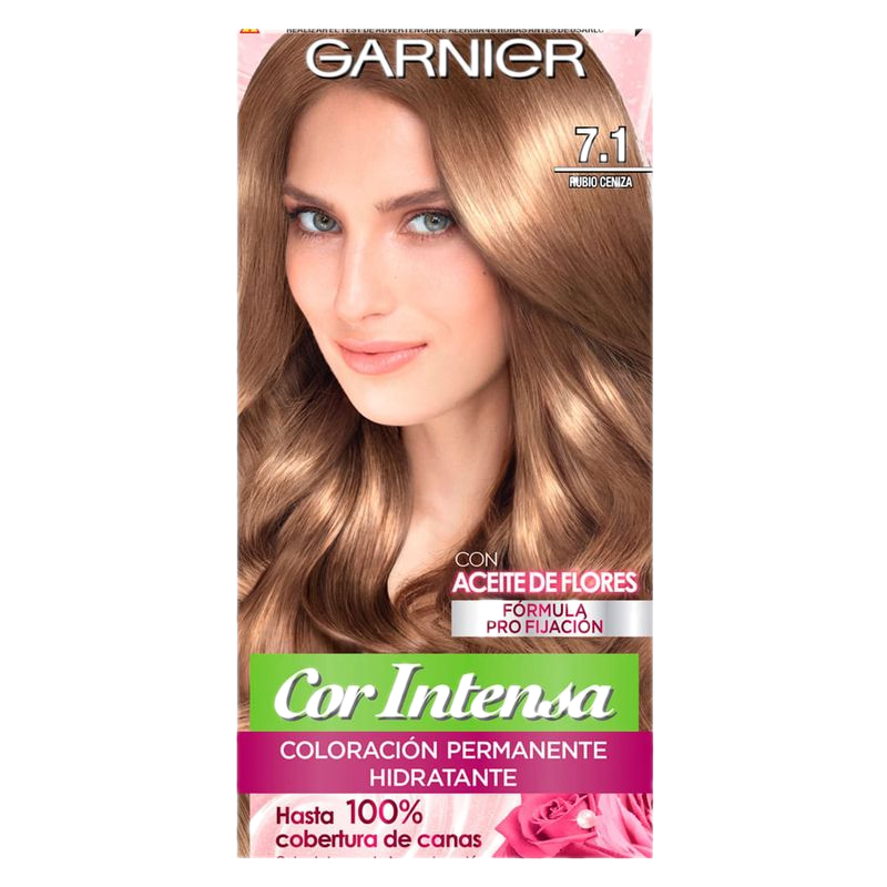 Coloración Nutrisse Cor Intense Rubio Ceniza 7.1