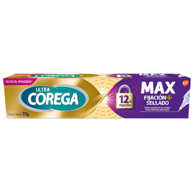 Adhesivo Dental Corega Max Fijación 70 G