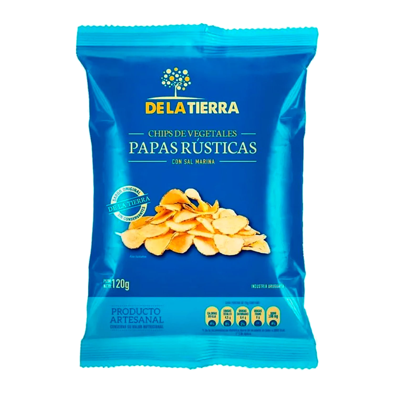 Papas Fritas De La Tierra Con Sal 120 G