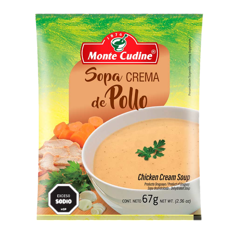 Sopa Crema De Pollo Monte Cudine Sobre 67 G