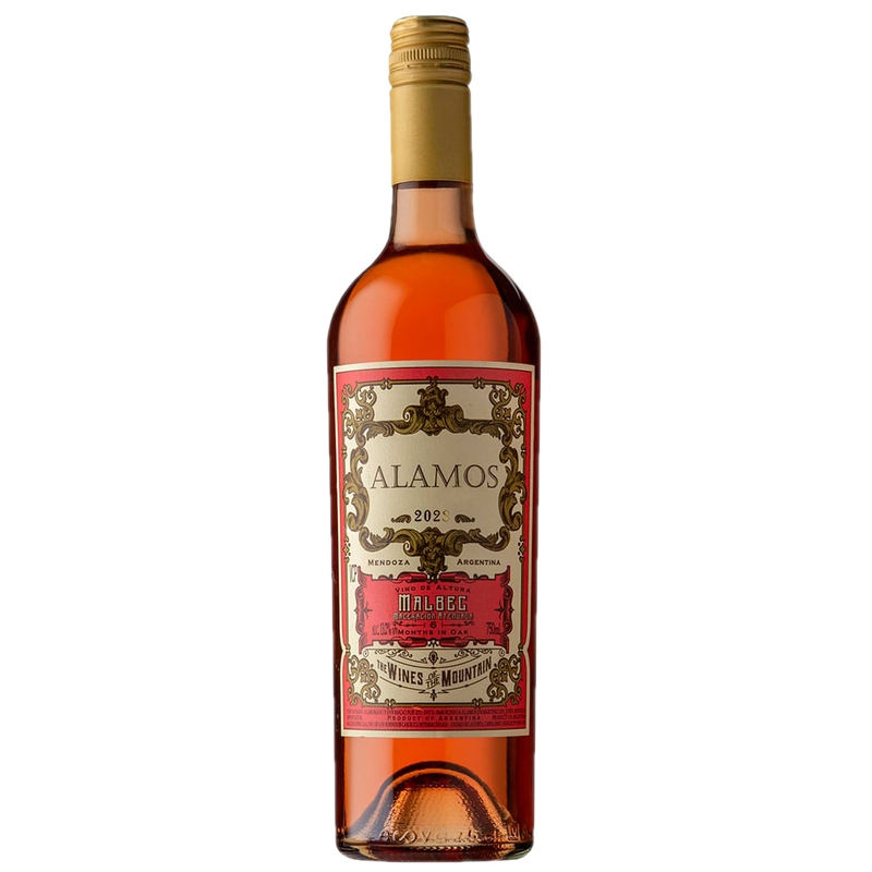 Vino Rosado Malbec Alamos 750 Ml